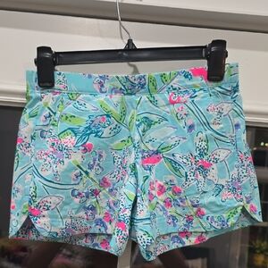 Colorful Floral Print Shorts